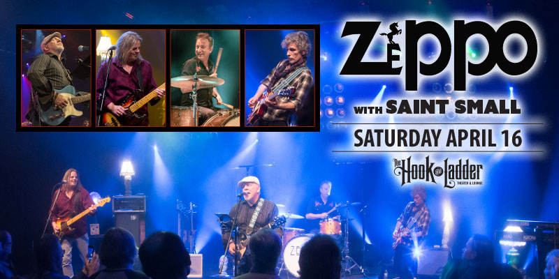 ZEPPO with guest Saint Small on Saturday, April 16 at The Hook and Ladder Theater