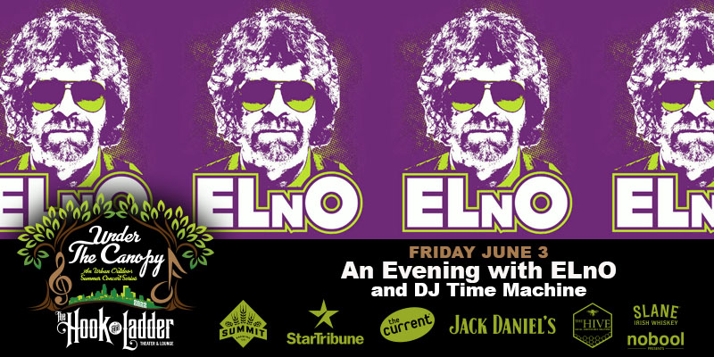 An Evening with ELnO and DJ Time Machine on Friday, June 3rd Under The Canopy at The Hook and Ladder Theater