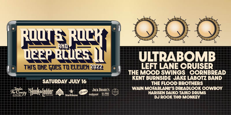 Roots, Rock, & Deep Blues Festival 11 on Saturday, July 16 at The Hook and Ladder Theater