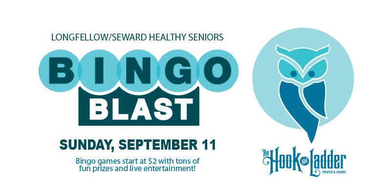 Bingo Blast Fundraiser - Sunday, September 11 at The Hook and Ladder Theater
