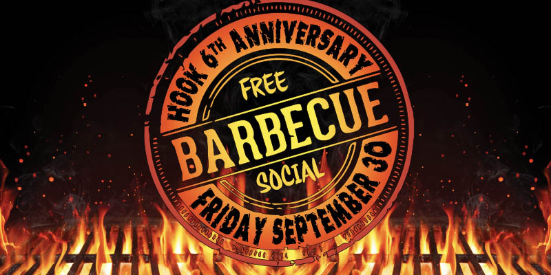 The Hook & Ladder's 6th Anniversary FREE BARBECUE SOCIAL Friday, September 30 Under The Canopy at The Hook and Ladder Theater Doors 4pm :: Food 5-7pm :: Ice Cream 7pm FREE :: Register Online For Food Reservation $10 Suggested Donation - Donate At The Gate Family Friendly