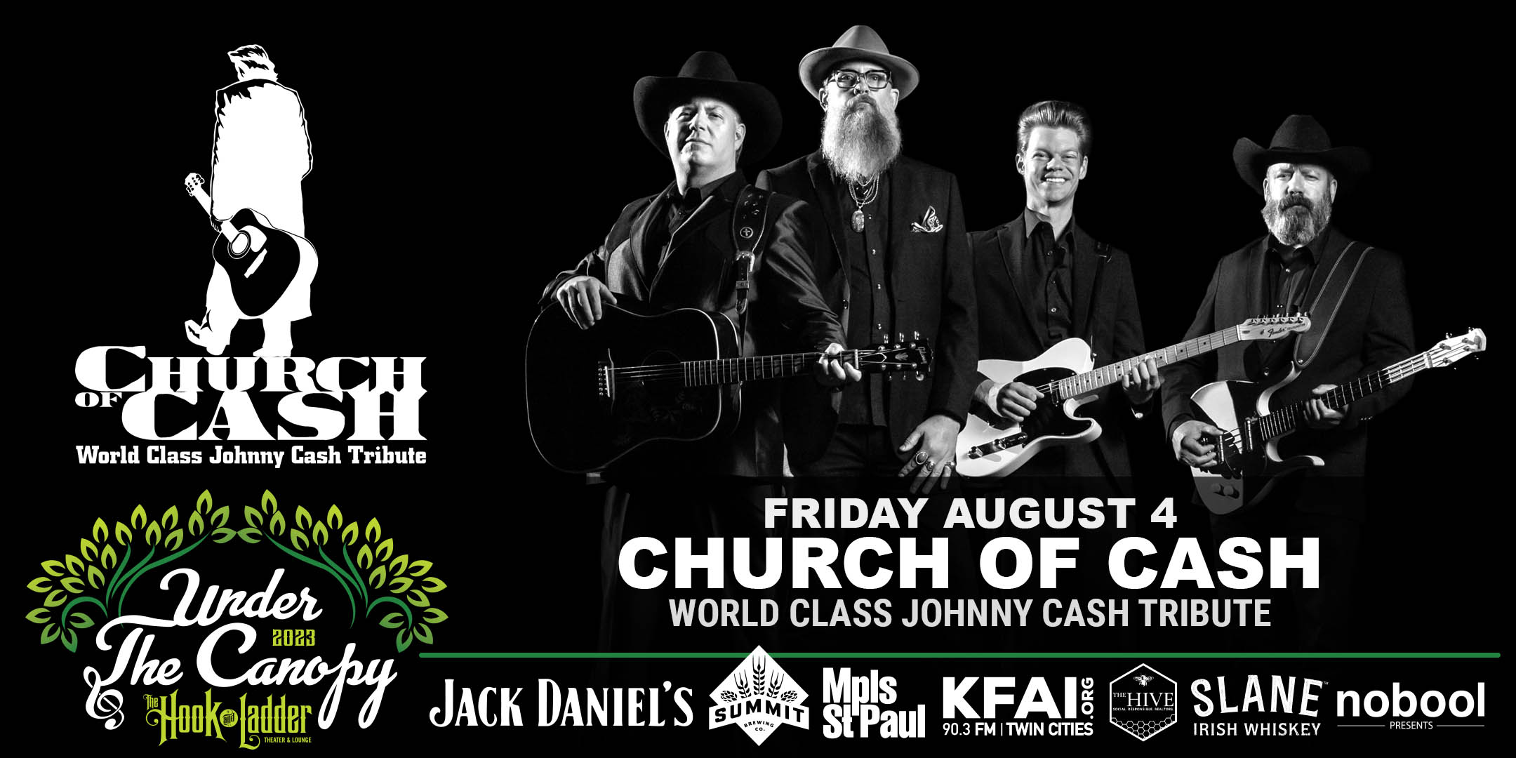 Church of Cash - Friday, August 4, 2023 - Under The Canopy at The Hook and Ladder Theater
