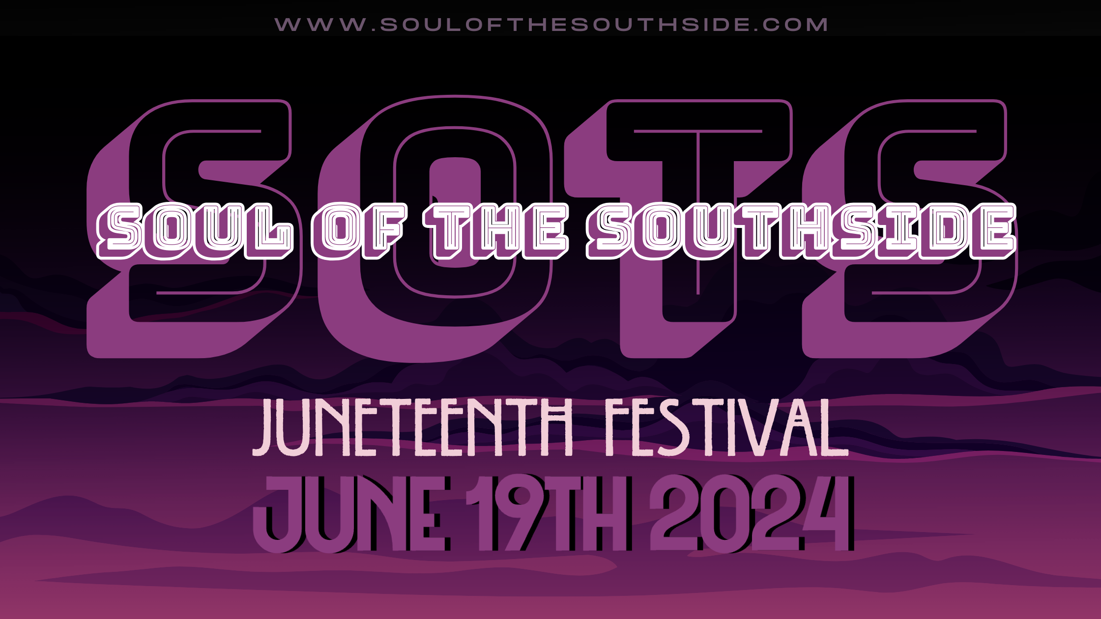 Soul of the Southside Juneteenth Festival Wednesday, June 19 The Hook and Ladder Theater, Arbeiter Brewing, Moon Palace Books, & The Coliseum Building 12:00PM - 8:00PM :: FREE