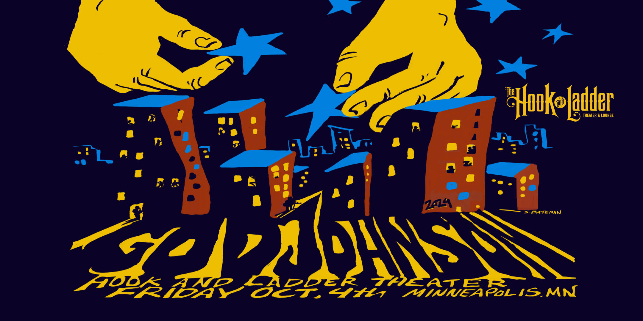 God Johnson 21st Anniversary Party Friday, October 4, 2024 The Hook and Ladder Theater Doors 8 pm / Music 8:30 pm / 21+ $16 Advance / $21 Day of Show